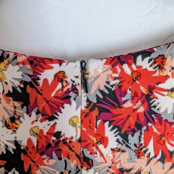 Rabbit Rabbit Rabbit 1/4‎ Sleeve Floral Sheath Midi Dress Size 10 - Picture 6 of 9
